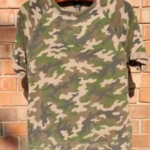 Camouflage heavyweight t-shirt men